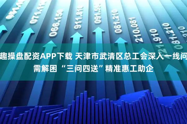 趣操盘配资APP下载 天津市武清区总工会深入一线问需解困 “三问四送”精准惠工助企